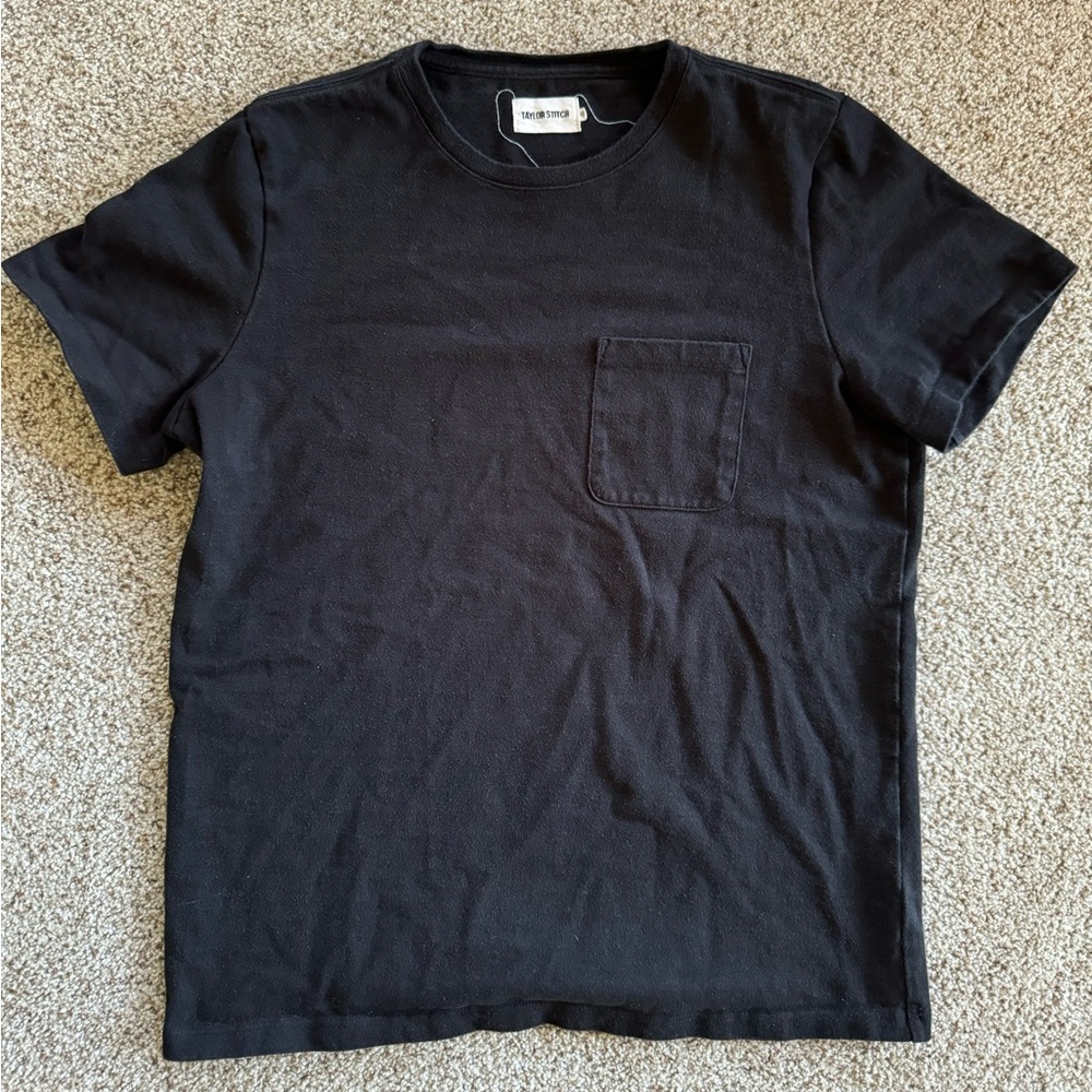 Taylor Stitch Black Short Sleeve Tee